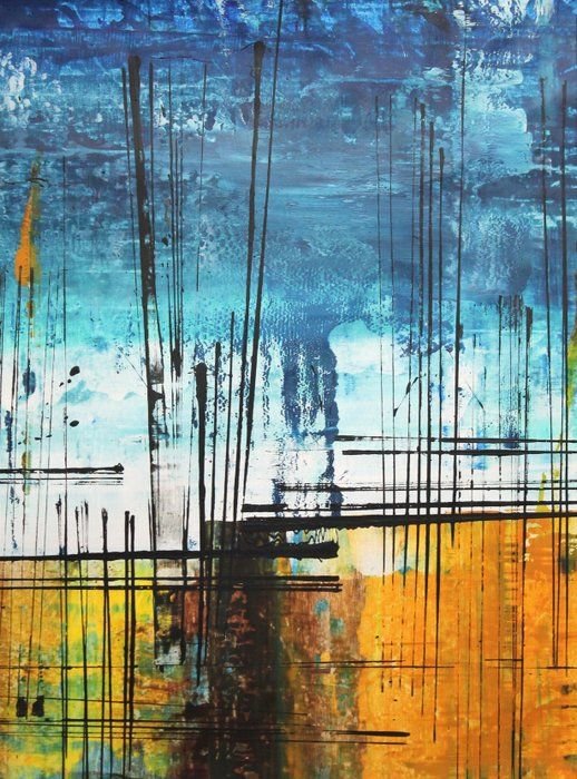 Painting "volume 910", Guiseppe Panzica, Paintings & Drawings, Canvas, Wood, Brown (photo 6 of 12)