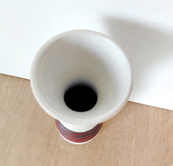 Jasba Keramik Retro Vase 602/28 Sixties Diabolo Fat Lava – Vasen, Ceramic (photo 4 of 11)