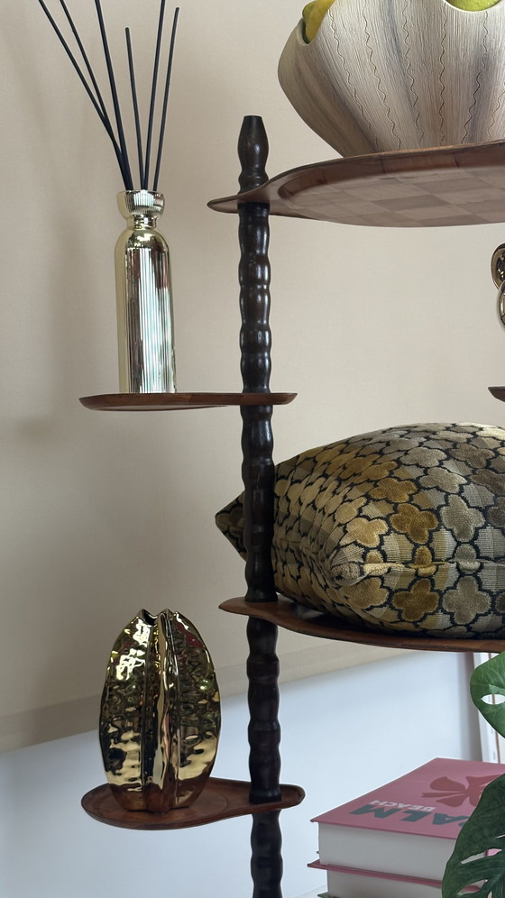 Image 1 of Vintage side table/sidetable/plant table seventies wood