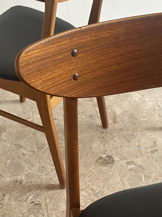 Image 1 of 4x Original “Farstrup Møbler Model 210 1950s” Dining Chairs