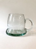 5 Bierkrüge aus blasenfreiem, mundgeblasenem Glas