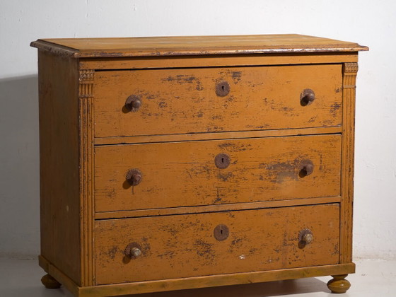 Antique three drawer dresser (c.1920) #11 – Chest of drawers (photo 2 of 40)