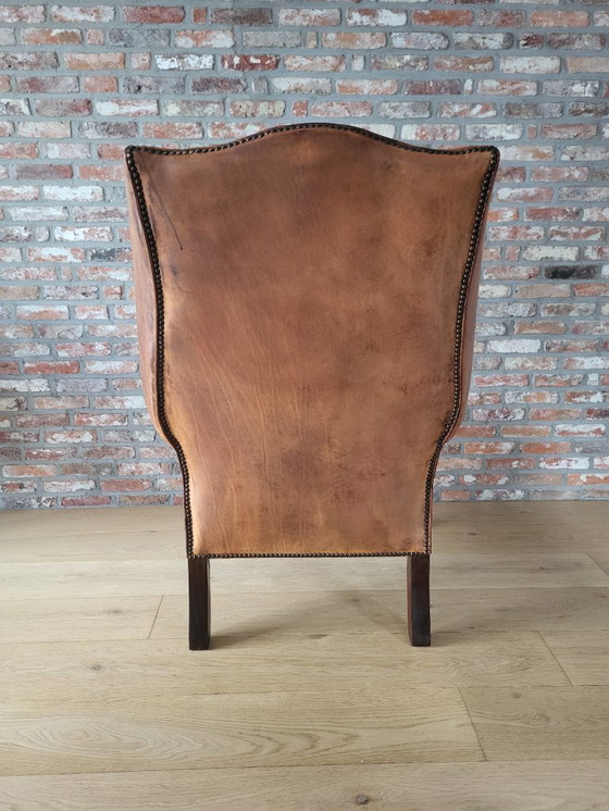 Image 1 of Poltrona Chesterfield, modello poltrona con schienale alto