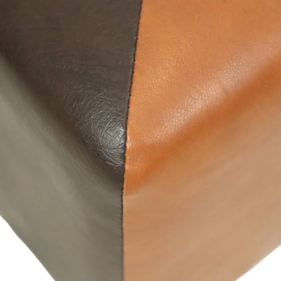 Image 1 of Poggiapiedi quadrato vintage Skai