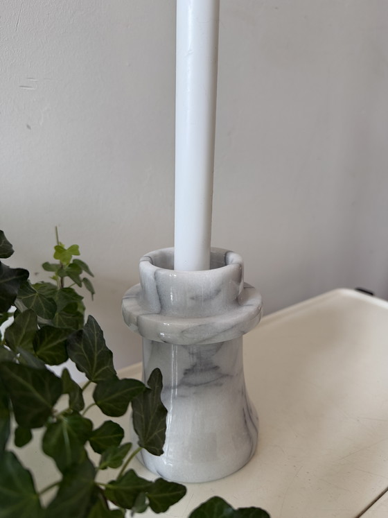 Image 1 of Onyx vintage candlestick, heavy model