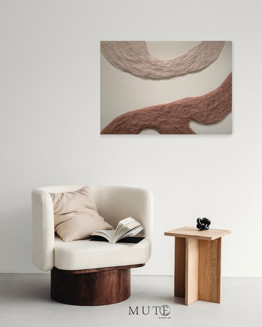 Unieke handgemaakte 3D wandkunst - Akoestisch