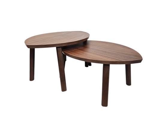 Image 1 of Ikea - modelo Stockholm - diseño Ola Wihlborg - Juego 'Mesas nido' - chapa de nogal