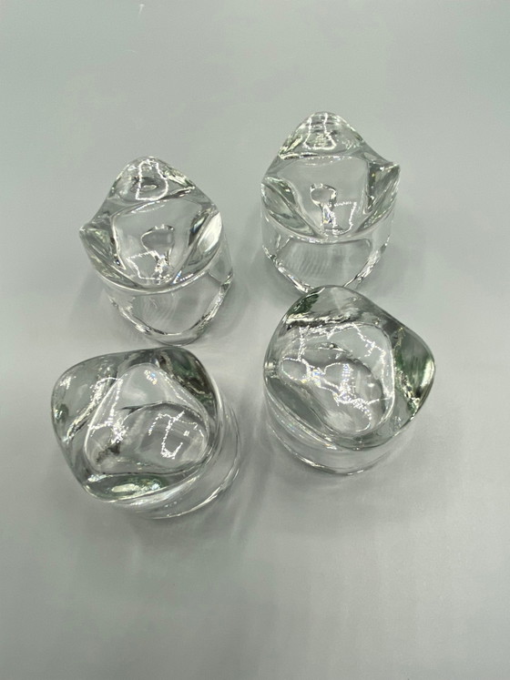 4 kristallen kandelaars – vintage design uit de jaren 70 – Glazen & Karaffen, Crystal (photo 3 of 5)