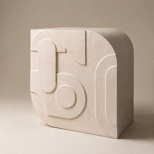 Side table - Polished concrete