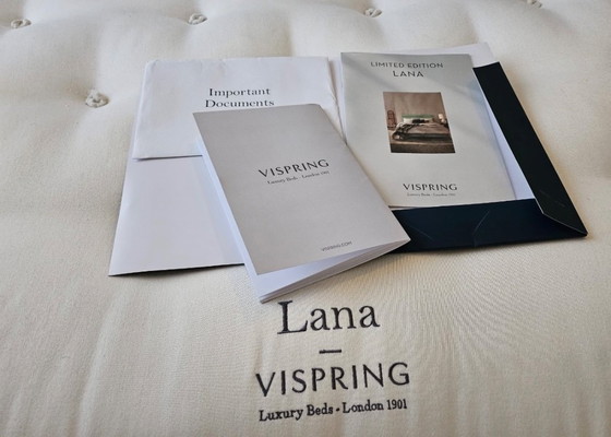 Image 1 of Vispring Lana Boxspring 180x210 - Suede - Limited Edition