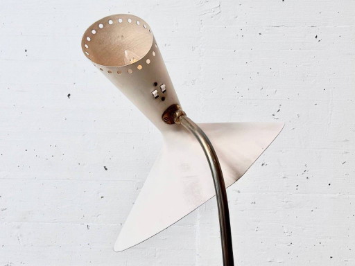 Seltene BAG Turgi Stehleuchte mit Ablage, Carl Moor, 1950 – vloerlampen, Metal (photo 2 of 19)