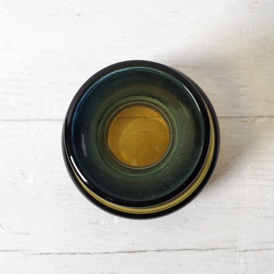 Image 1 of Vintage “Havana” Glass Gradient Vase by Per Lütken for Holmegaard / Denmark / 1970s