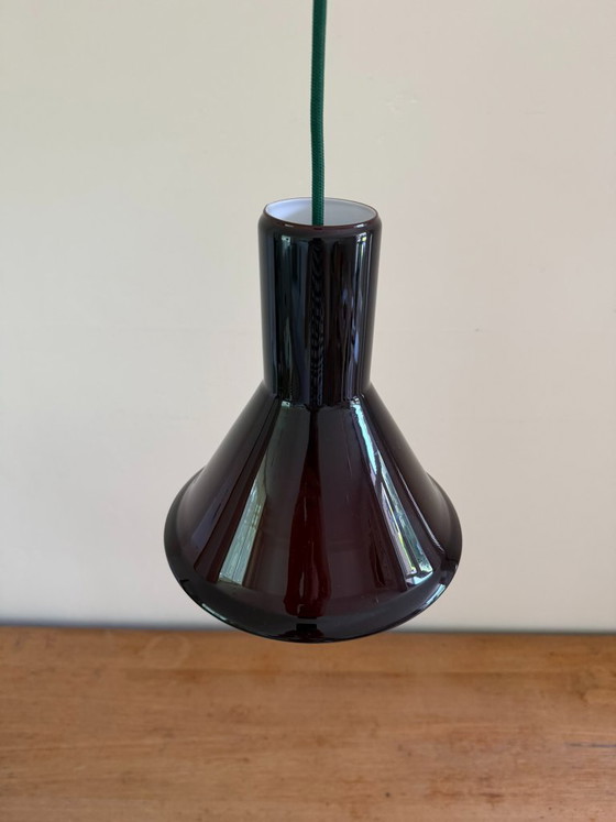 Image 1 of Vintage Holmegaard P&T Pendel - Michael Bang - Lampe design danoise