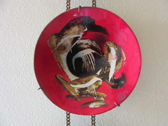 Image 1 of Enamel Wall Hanging Design Italy MCM ref100323