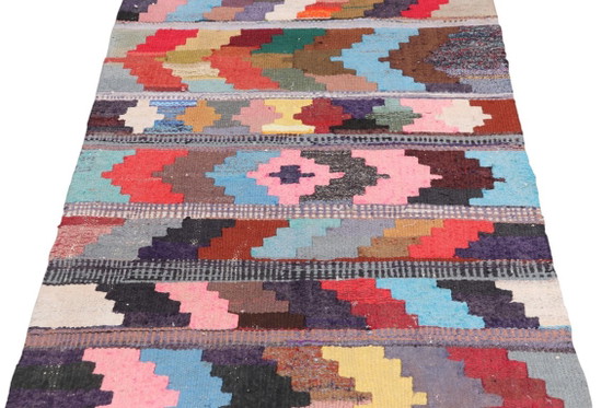 Kelim Modern Caucus Kilim - Art Arménien Vintage – Tapis, Wool (photo 4 of 5)