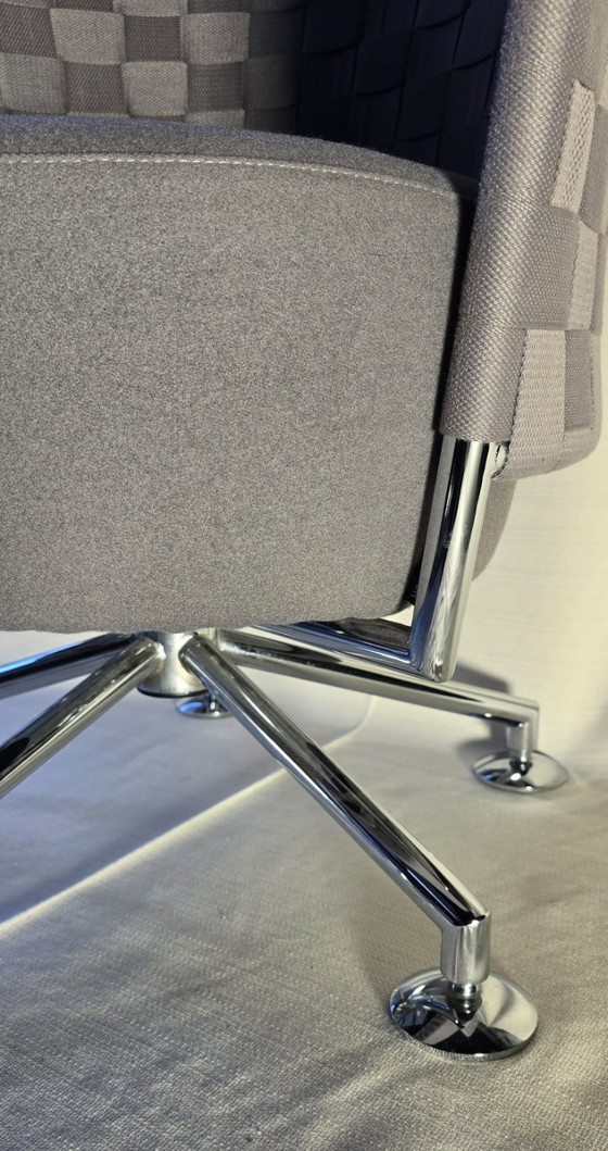 Image 1 of Paire : 2 fauteuils COR Circo – Design Peter Maly – Osier gris – Premier propriétaire