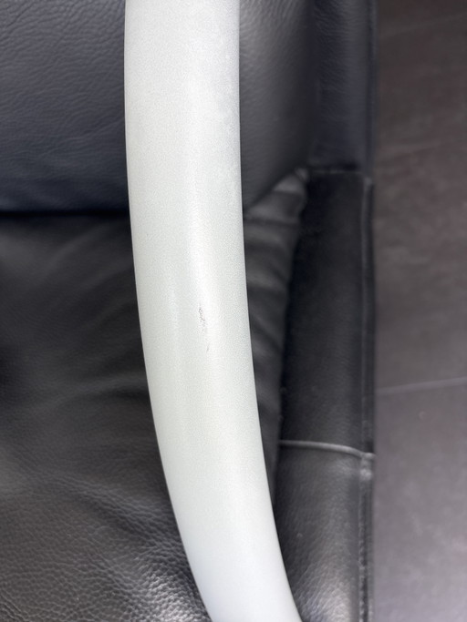 Rolf Benz Fauteuil – Leather, Metal (photo 2 of 12)