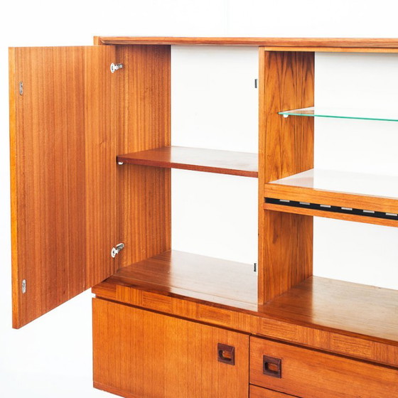 Credenza vintage in stile scandinavo. Legno di teak. Francia, anni '60. – Credenze alte, Wood (photo 9 of 13)