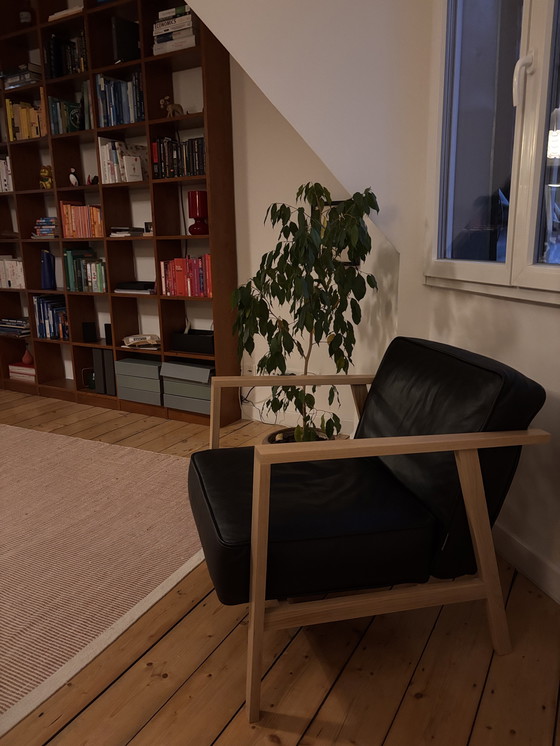 Image 1 of Poltrona Andersen LC1 Lounge Chair Design Pelle di alta qualità Nero