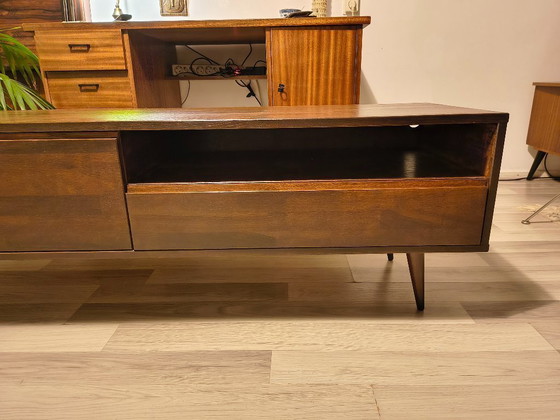Image 1 of Mid-century modern TV cabinet | oak