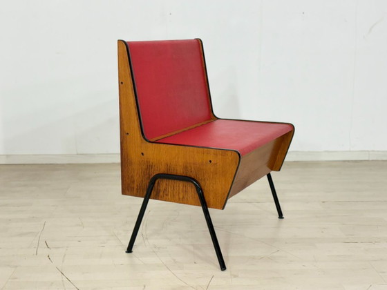 Image 1 of Vintage Design Bench – Mid Century Dining Bench Industrial Look