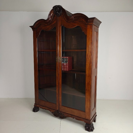 Image 1 of Librería/vitrina holandesa del siglo XVIII, circa 1760-1780