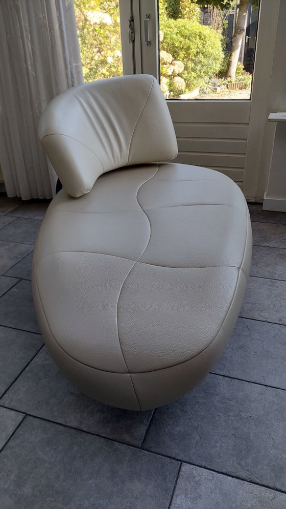 Divano Kikko – Leolux, Chaise longue, Pelle, Metallo (photo 5 of 7)