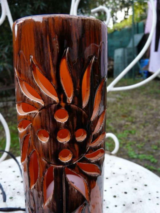 Image 1 of Lampe en céramique signée CAMOS - VALLAURIS, 1960