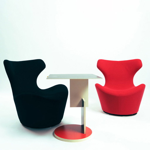 2 B&B Italia piccola papilio kleine draaifauteuils