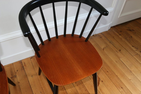 Image 1 of Coppia di sedie scandinave vintage in stile Tapiovaara, anni '60
