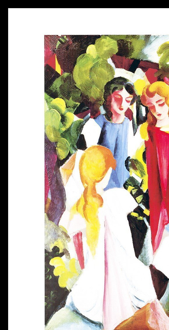 Image 1 of Macke, August - Vier Mädchen - Collection of European Masters