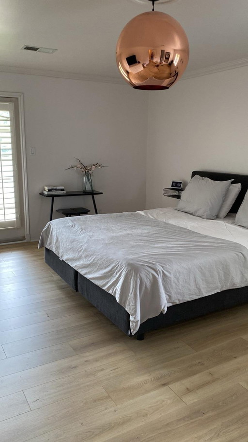 Sommier tapissier Auping 180x200 antraciet 