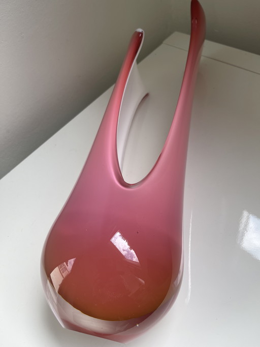 Glass Object Signed 41Cm