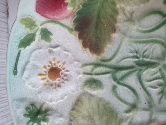 Image 1 of Antieke Keller & Guérin St Clément aardbeienset ca 1900