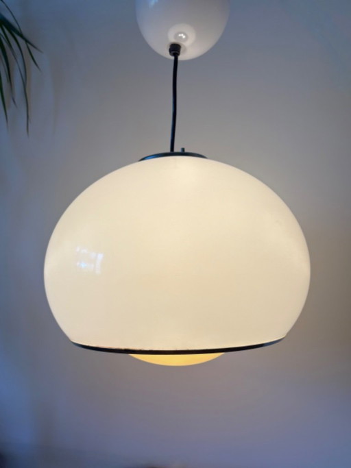 Vintage retro plafondlamp uit de jaren 70 van Guzzini
