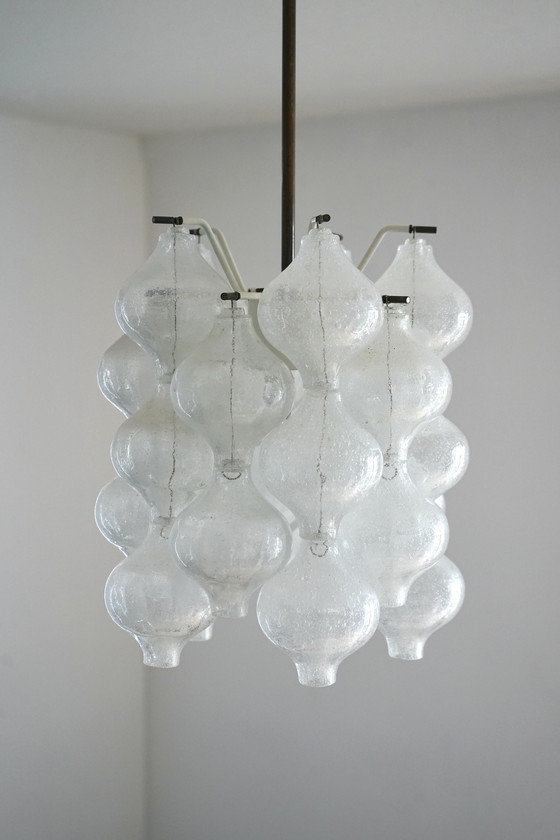 Image 1 of  Vintage Tulipan kroonluchter van JT Kalmar voor Franken Kalmar KG. 1960s