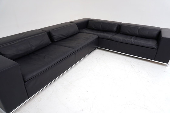 de Sede DS 7 desede Sofá Sillón Sofá esquinero Cuero azul oscuro – Sofás esquineros (photo 6 of 17)