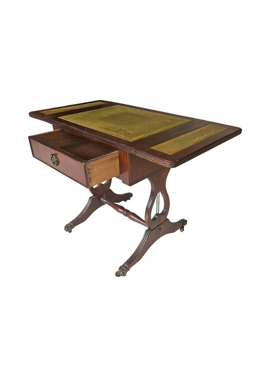 Image 1 of Reprodux Bevan Funnell Extendable Hardwood Side Table