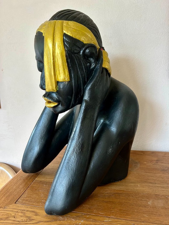 Serenità in Nero e Oro – Sculture, Legno (photo 5 of 11)