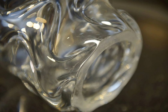Crystal vase signed Daum Nancy France 1970s – Glass, Vintage (photo 2 of 7)