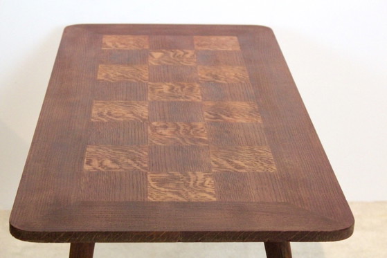Eikenhouten Koffietafel met fineer inleg, Koffietafelboeken (foto 4 van 8)
