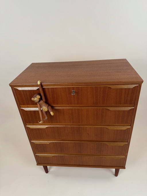 Commode danoise Mid Century - Design élégant en teck avec qualité certifiée