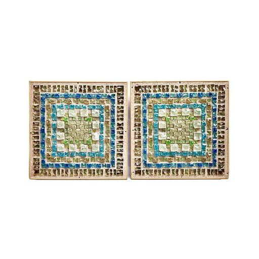 2x lampes murales Brutalist Mosaic