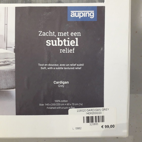 Image 1 of Auping Cardigan dekbedovertrek - 140x220