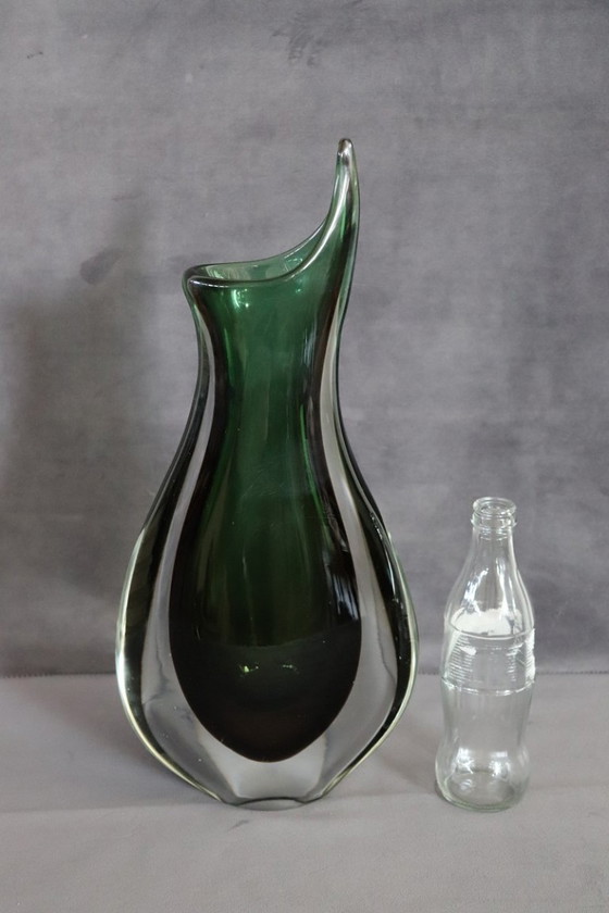 Image 1 of Große Vase aus Murano-Kunstglas, Italien, 1960er Jahre