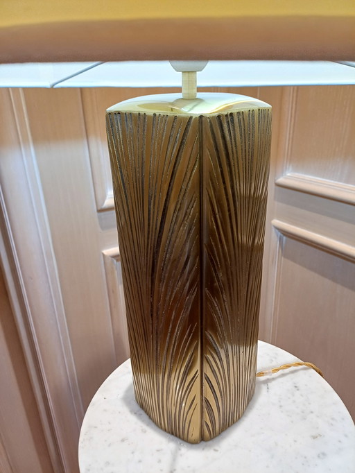 Vintage bronze-cast lamp by Luciano Frigerio