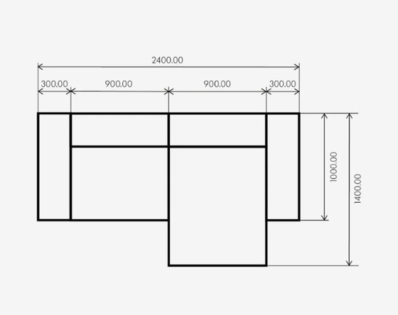 Image 1 of Marcel Wanders Cubi sofa set with lounge chaise