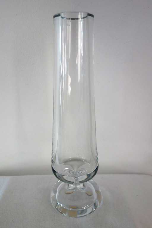 Vase soliflore cristal Baccarat H 29cm