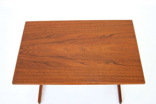 like new! Arne Wahl Iversen for Vinde, 2x Danish Mid - Century Teak Nesting Table, Vintage coffee table, side table, 1a restored