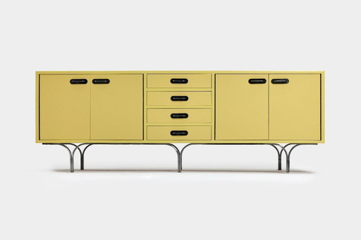 Industrial Vintage Mid-Century Sideboard, Steel, 1960s